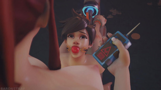 Бриджит использует Трейсер в машине - BaronStrap