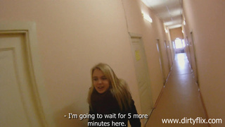 Секс на собеседовании с русской барышней